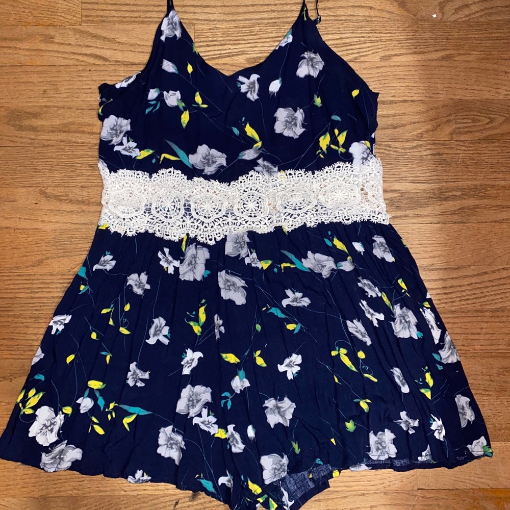 dark blue romper